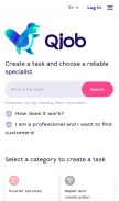 How qjob.hu looks like on a mobile device such as an iPhone.