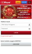 How qqroyaltop.com looks like on a mobile device such as an iPhone.