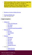 How qrcargo.com looks like on a mobile device such as an iPhone.