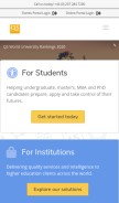How qs.com looks like on a mobile device such as an iPhone.