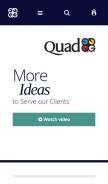 How quad.com looks like on a mobile device such as an iPhone.