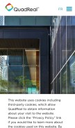 How quadreal.com looks like on a mobile device such as an iPhone.