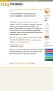 How qualitative-research.net looks like on a mobile device such as an iPhone.