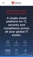 How qualys.com looks like on a mobile device such as an iPhone.