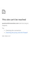 How quantumitinnovation.com looks like on a mobile device such as an iPhone.