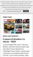 How quattroruote.it looks like on a mobile device such as an iPhone.