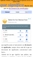 How que-significa.com looks like on a mobile device such as an iPhone.