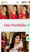 How queensinstyle.com looks like on a mobile device such as an iPhone.