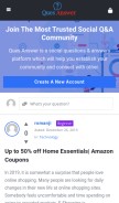 How quesanswer.com looks like on a mobile device such as an iPhone.