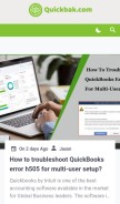 How quickbak.com looks like on a mobile device such as an iPhone.