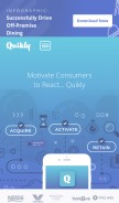 How quikly.com looks like on a mobile device such as an iPhone.