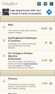 How quiltingboard.com looks like on a mobile device such as an iPhone.