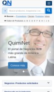 How quiminet.com looks like on a mobile device such as an iPhone.