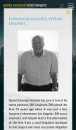 How quinnemanuel.com looks like on a mobile device such as an iPhone.