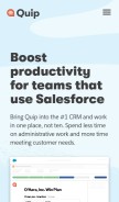 How quip.com looks like on a mobile device such as an iPhone.