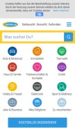 How quoka.de looks like on a mobile device such as an iPhone.