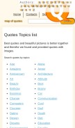 How quotationof.com looks like on a mobile device such as an iPhone.