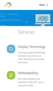 How r2net.com looks like on a mobile device such as an iPhone.