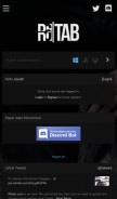 How r6tab.com looks like on a mobile device such as an iPhone.