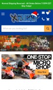 How racedayquads.com looks like on a mobile device such as an iPhone.