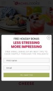 How rachelcooks.com looks like on a mobile device such as an iPhone.