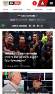 How racingnews365.com looks like on a mobile device such as an iPhone.
