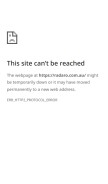 How radaro.com.au looks like on a mobile device such as an iPhone.