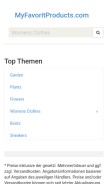 How radianp.com looks like on a mobile device such as an iPhone.