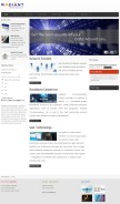 How radiantbd.com looks like on a mobile device such as an iPhone.