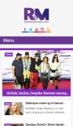 How radioandmusic.com looks like on a mobile device such as an iPhone.