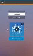 How radionomy.com looks like on a mobile device such as an iPhone.