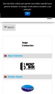 How radiosangola.online looks like on a mobile device such as an iPhone.