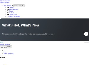 How radiosonliners.com.br looks like on a tablet such as an iPad.