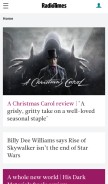 How radiotimes.com looks like on a mobile device such as an iPhone.