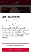 How radiozet.pl looks like on a mobile device such as an iPhone.