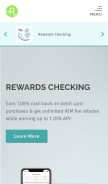 How radiusbank.com looks like on a mobile device such as an iPhone.
