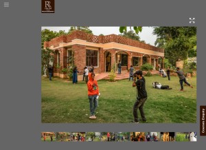 How raghuraicenterforphotography.com looks like on a tablet such as an iPad.