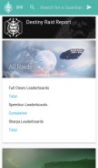 How raid.report looks like on a mobile device such as an iPhone.