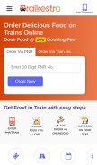 How railrestro.com looks like on a mobile device such as an iPhone.