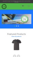 How raimpressions.com looks like on a mobile device such as an iPhone.