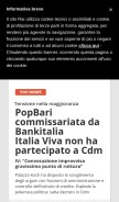 How rainews.it looks like on a mobile device such as an iPhone.
