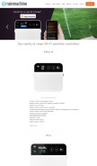 How rainmachine.com looks like on a mobile device such as an iPhone.