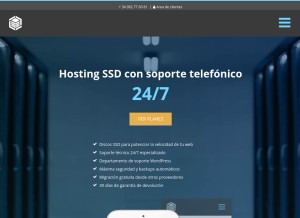 How raiolanetworks.es looks like on a tablet such as an iPad.