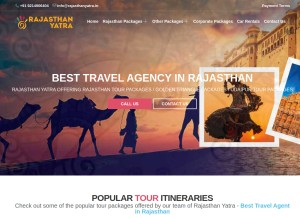 How rajasthanyatra.in looks like on a tablet such as an iPad.