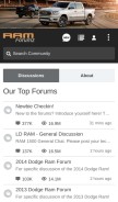 How ramforumz.com looks like on a mobile device such as an iPhone.