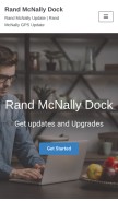 How randmcnallydockz.com looks like on a mobile device such as an iPhone.