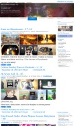 How randomc.net looks like on a mobile device such as an iPhone.