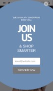 How rankandstyle.com looks like on a mobile device such as an iPhone.