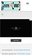 How ranking.contact looks like on a mobile device such as an iPhone.