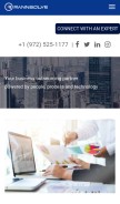 How rannsolve.com looks like on a mobile device such as an iPhone.